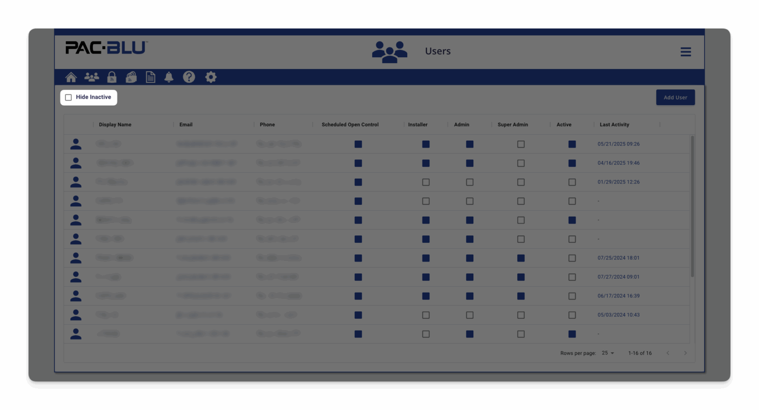 How to Re-Enable Deactivated Users - PAC-BLU Knowledge Base